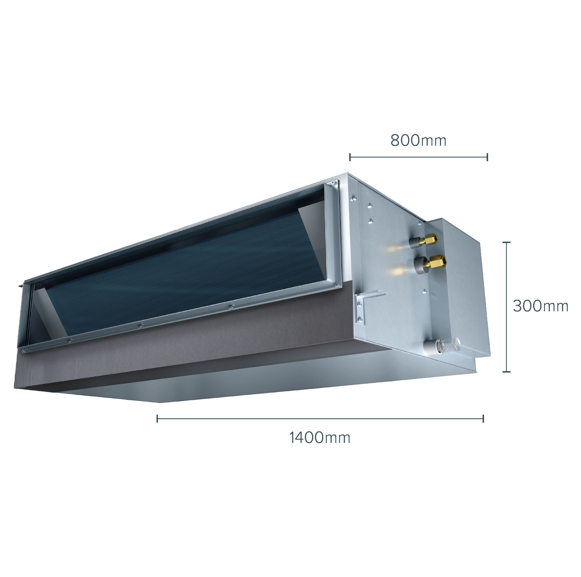 Ducted Ultra Air Con 16kW indoor unit dimensions