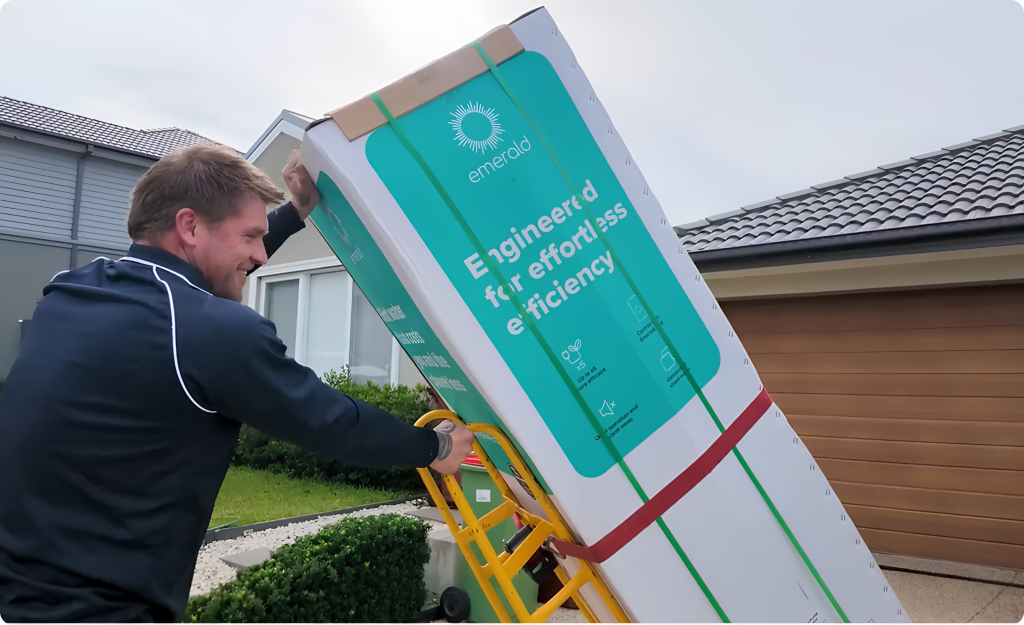 Emerald Hot Water Heat Pump Intsall
